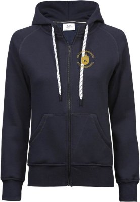 Zoom bild av Hoodie med dragkedja Dam