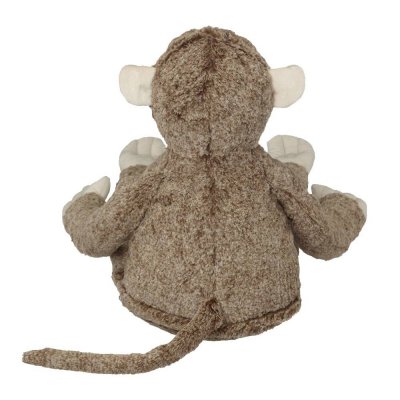 Zoom bild av Apa, kardborre, brun,Mjukisdjur,mjukisdjur,gosedjur,mjukis djur med text,brodyr,dop,födelsedag,logga,maskott