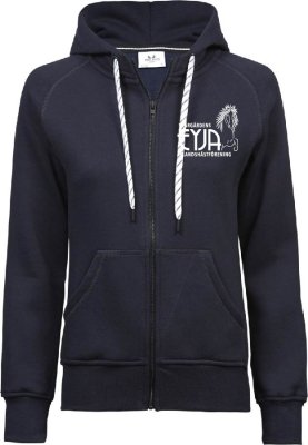 Zoom bild av Hoodie med dragkedja Dam
