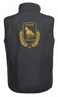 Zoom bild av Softshell väst,klubbväst,väst med logga,ridklubb,ridklubbar,ofodrad,Folkärna Ridsällskap