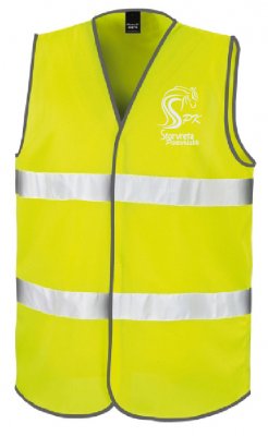 Zoom bild av Reflexväst,reflexväst med klubblogga