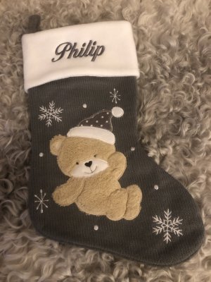 Zoom bild av Julstrumpa,personlig julstrumpa,julstrumpa med brodyr,juldekoration
