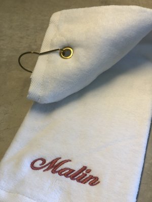 Zoom bild av golfhandduk,golf,sport,golfare,handduk,handduk med namn,golfhandduk med namn