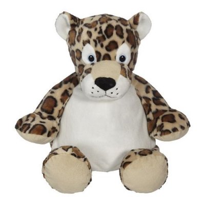 Zoom bild av Leopard,Mjukisdjur,doppresent,mjukisdjur med namn,brodyr,personlig present,logga,julklapp,mjukisdjur med personligt brodyr,