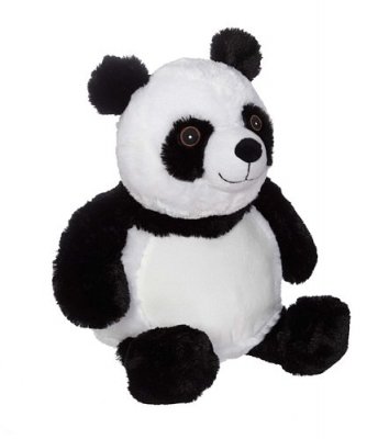 Zoom bild av Panda, Mjukisdjur,doppresent,mjukisdjur med namn,brodyr,personlig present,logga,julklapp,mjukisdjur med personligt brodyr,