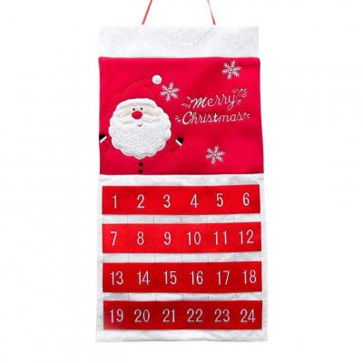 typsnitt, röd, adventskalender,personlig adventskalender,högtid,jul,presentkalender