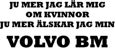 Zoom bild av Färdigt tryck Volvo BM